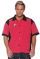 Algopix Similar Product 14 - Men's Fuchsia Bowling Shirt