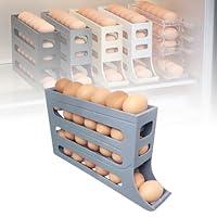 Algopix Similar Product 10 - 4 Tiers Egg Holder for Fridge 2024 New