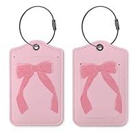 Algopix Similar Product 20 - ZFQ Pink Bow Luggage TagCoquette