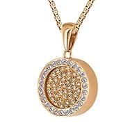 Algopix Similar Product 14 - Quiges Rose Gold Stainless Steel 12mm