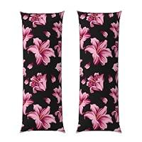 Algopix Similar Product 16 - Body Pillow Cover  Lilies Flowers