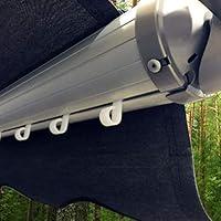 Algopix Similar Product 11 - Meilo AH10-J Awning Hooks, Clear