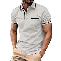 Algopix Similar Product 5 - Shirts for Men Summer Short Sleeve Polo