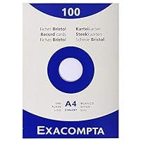 Algopix Similar Product 12 - Exacompta Bristol Blank Record Cards