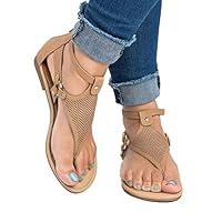 Algopix Similar Product 6 - Womens TStrap Flat Sandal Summer