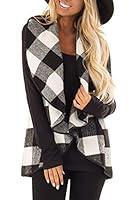 Algopix Similar Product 14 - Womens Sleeveless Vest Plaid Hem Drape