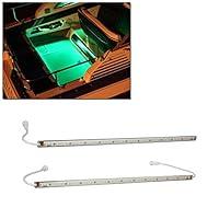 Algopix Similar Product 17 - LEDGlow 2pc Green LED Boat Marine Deck
