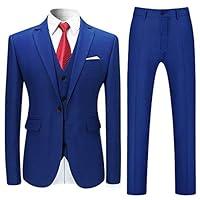 Algopix Similar Product 1 - Mens Slim Fit 3Piece Suits Solid Color
