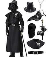 Algopix Similar Product 4 - Coseaon Plague Doctor Costume Kids