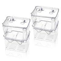 Algopix Similar Product 4 - 2 Pcs Acrylic Fish Breeding Box Double