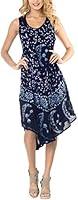 Algopix Similar Product 16 - LA LEELA Womens Night Print Short