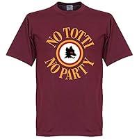 Algopix Similar Product 9 - Retake No Totti No Party Tee  Maroon 