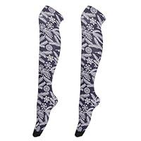 Algopix Similar Product 2 - KLL OverKnee Socks for Women Elastic