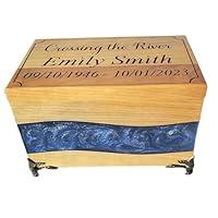 Algopix Similar Product 6 - Personalized Cremation Box with Blue