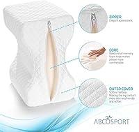 Algopix Similar Product 17 - Abco Tech Memory Foam Knee Pillow  Leg
