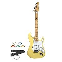 Algopix Similar Product 15 - Sawtooth Sunburst Electric Guitar