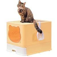 Algopix Similar Product 10 - TownTime Top Entry Litter Box with