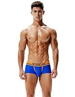 Algopix Similar Product 9 - SEOBEAN Mens Low Rise Sexy Trunk Boxer