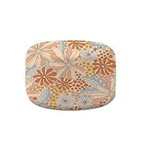 Algopix Similar Product 10 - Round Pouf Ottoman Retro 70s 60s Floral