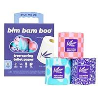 Algopix Similar Product 11 - Bim Bam Boo Bamboo Toilet Paper 2 Ply 