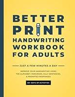 Algopix Similar Product 13 - Better Print Handwriting Workbook for