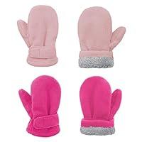 Algopix Similar Product 16 - Durio Toddler Gloves Sherpa Baby Girl