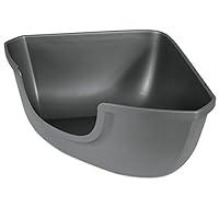 Algopix Similar Product 13 - Petmate 42104 Corner Open Litter Pan