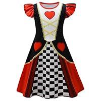 Algopix Similar Product 7 - AOVCLKID Red Hearts Princess Costume