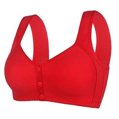 Front Button Wireless Supportive Bra