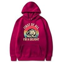 Algopix Similar Product 9 - NUFR First Of All I m A Delight Hoodie