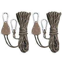 Algopix Similar Product 2 - 2pcs 15ft Rope Ratchet Hanger Tie Down