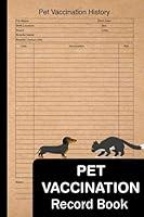 Algopix Similar Product 5 - Pet Vaccination Record Book Pet