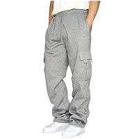 Algopix Similar Product 10 - Men Casual Cargo Pants Relaxed Fit