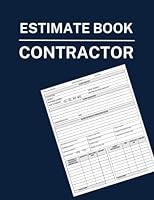 Algopix Similar Product 7 - Estimate Book Contractor Job Estimate