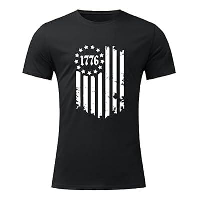 Best Deal for TOWMUS 4th of July T Shirts for Men Men's Patriotic Star