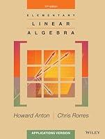 Algopix Similar Product 7 - Elementary Linear Algebra Applications