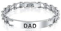 Algopix Similar Product 17 - Dad Daddy Name Plate Bicycle Chain Bike