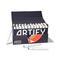 Algopix Similar Product 14 - ARTIFY 48 Basic Colors Art Markers