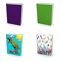 Algopix Similar Product 14 - Easy Apply Reusable Book Covers 4 Pk