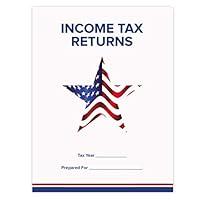Algopix Similar Product 10 - Income Tax Returns 2Pocket Folders 