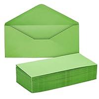 Algopix Similar Product 13 - 200 Pack 10 Green Colored Envelopes