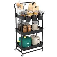 Algopix Similar Product 15 - Buzowruil Rolling Utility Cart Storage