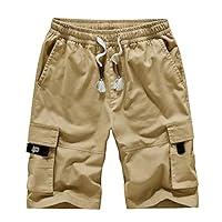 Algopix Similar Product 18 - DZQUY Mens Summer Elastic Waist Workout