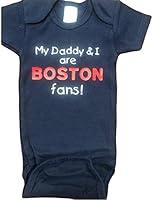 Algopix Similar Product 16 - My Daddy and I are Boston Onesie  fans