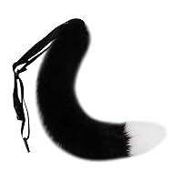 Algopix Similar Product 20 - UUYYEO Faux Fox Fur Tail Fluffy Cosplay