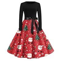 Algopix Similar Product 2 - Christmas Dresses for Women Long Sleeve