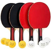 Algopix Similar Product 20 - VIVVEA Ping Pong Paddle Set  4 Premium