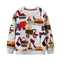 Algopix Similar Product 4 - HILEELANG Toddler Boy Sweatshirts Gray