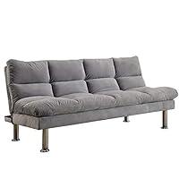 Algopix Similar Product 14 - Benjara Gray Contemporary Style Futon