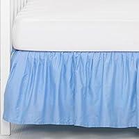Algopix Similar Product 6 - TILLYOU Crib Bed Skirt Dust Ruffle